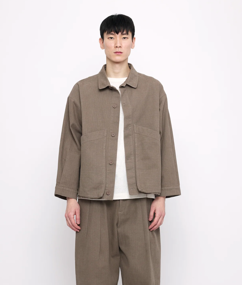 Product Image for Signature Panel Pockets Shirt Jacket, Umber