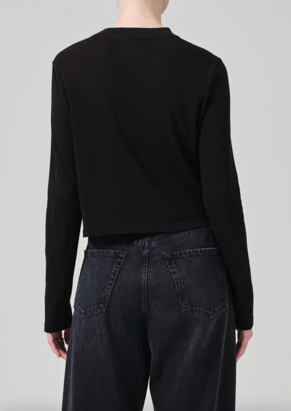 Product Image for Sabine Cropped Long Sleeve, Black