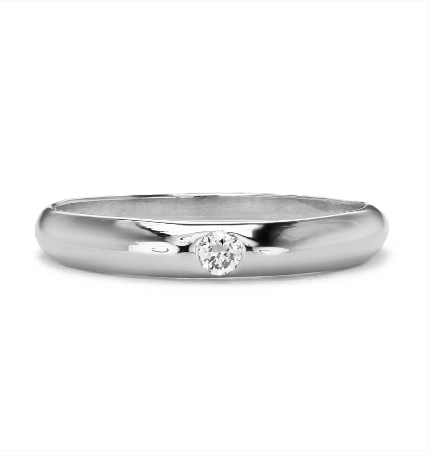 Product Image for Diamond Barnes Ring, Silver