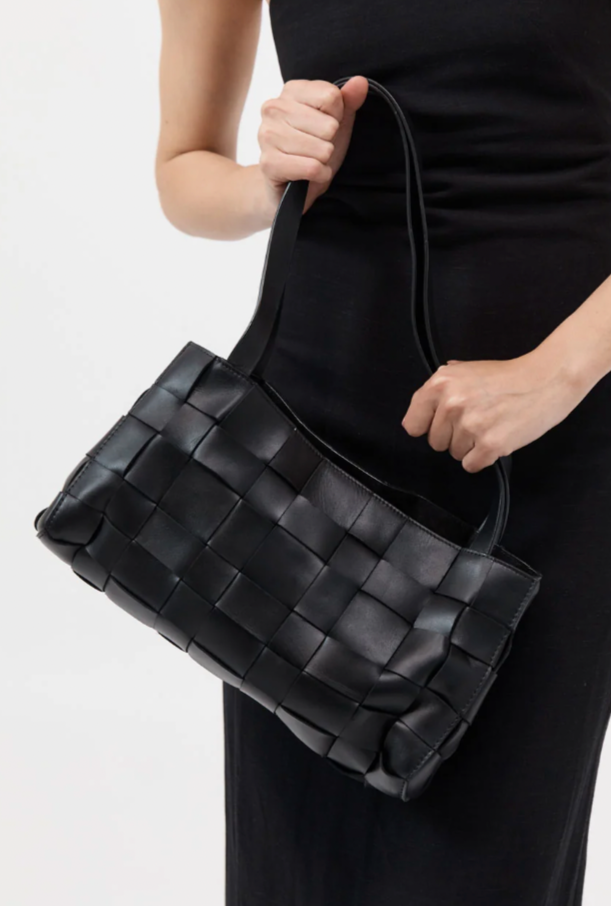 Product Image for Slim Woven Tote, Black