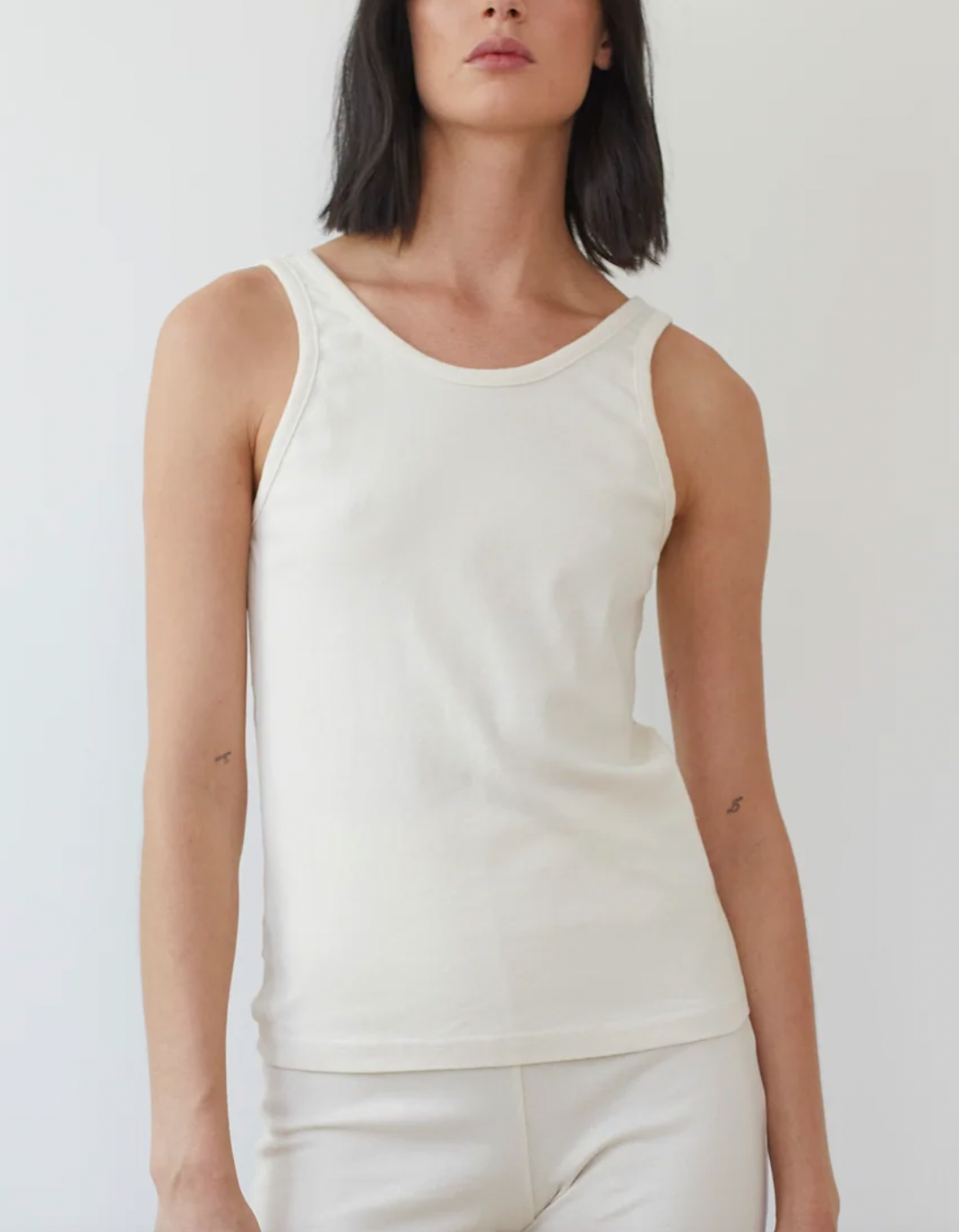 Product Image for Scoop Back Rib Tank, Natural