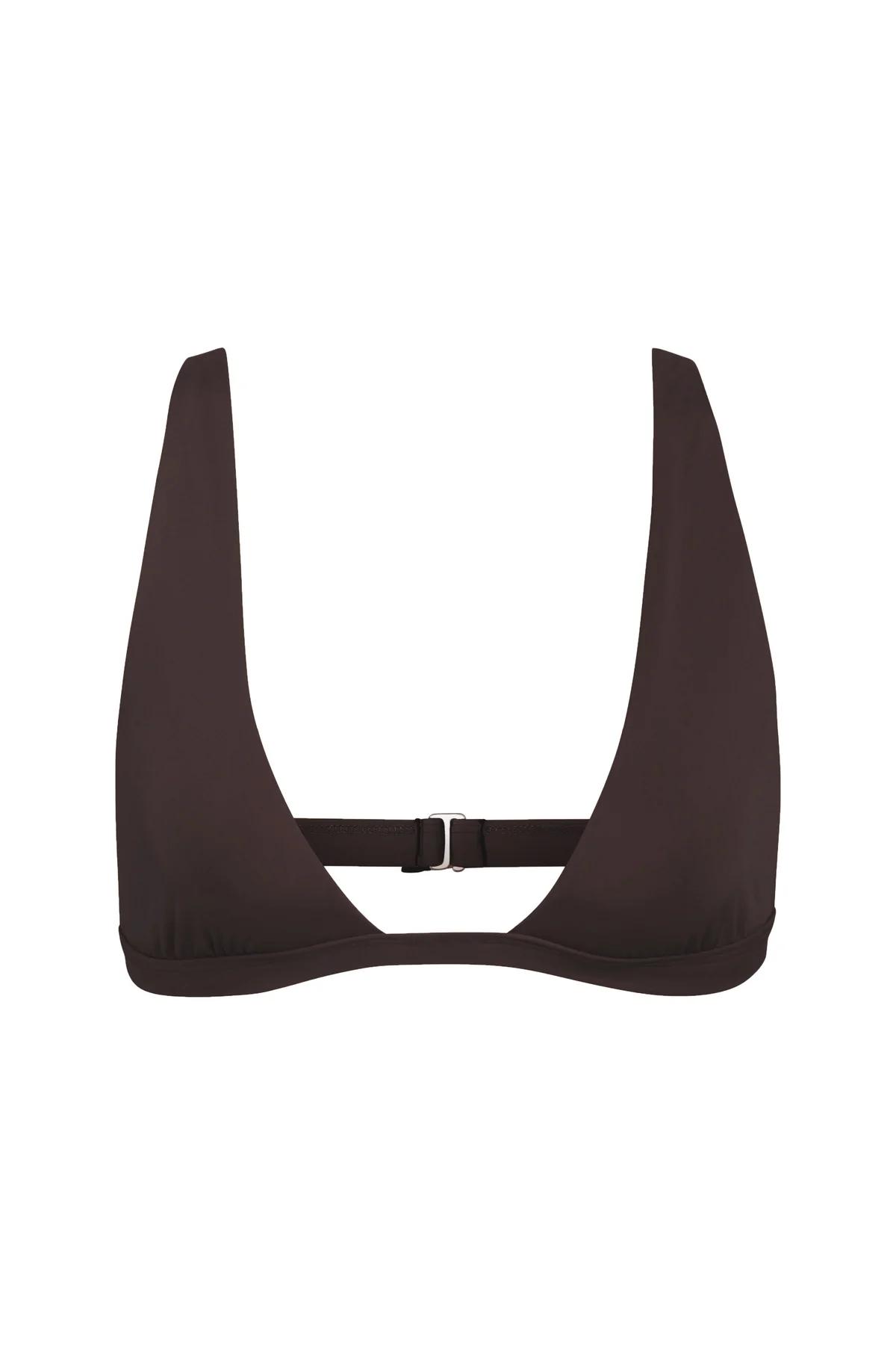 Product Image for The Decollete Triangle Top, Espresso