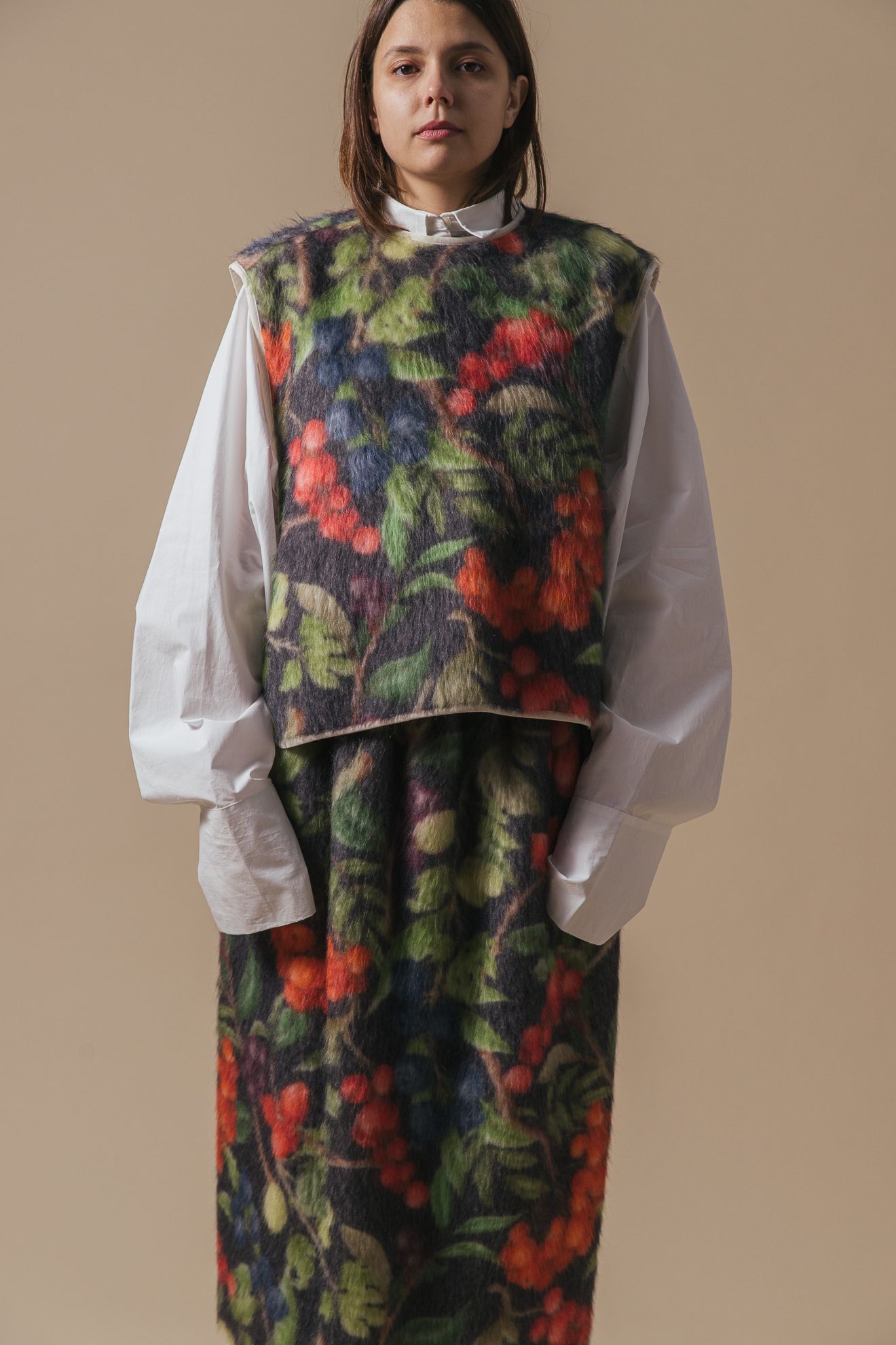 Product Image for Floral Strik Vest, Black