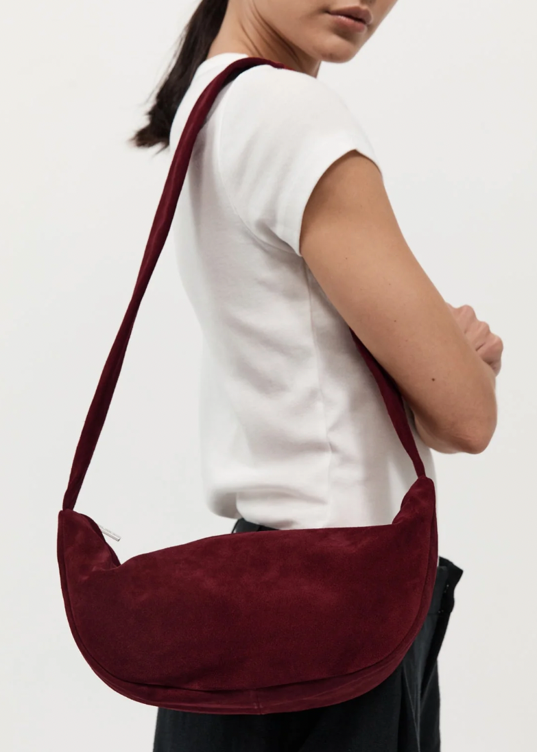 Product Image for Soft Crescent Bag, Rouge