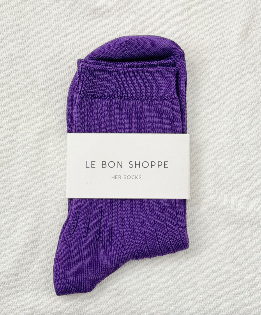 Product Image for Her Socks, Eggplant