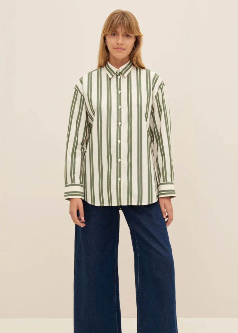 Product Image for Petra Shirt, Forest Stripe