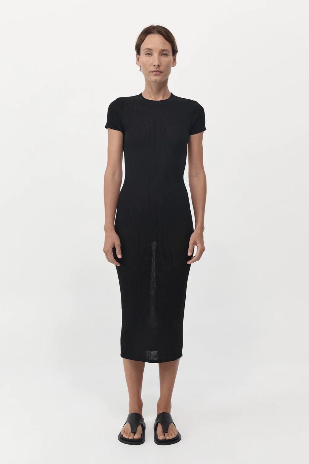Product Image for Cut Out Knit Dress, Black