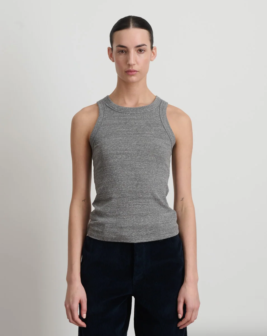 Product Image for Rib Tank, Heather Grey