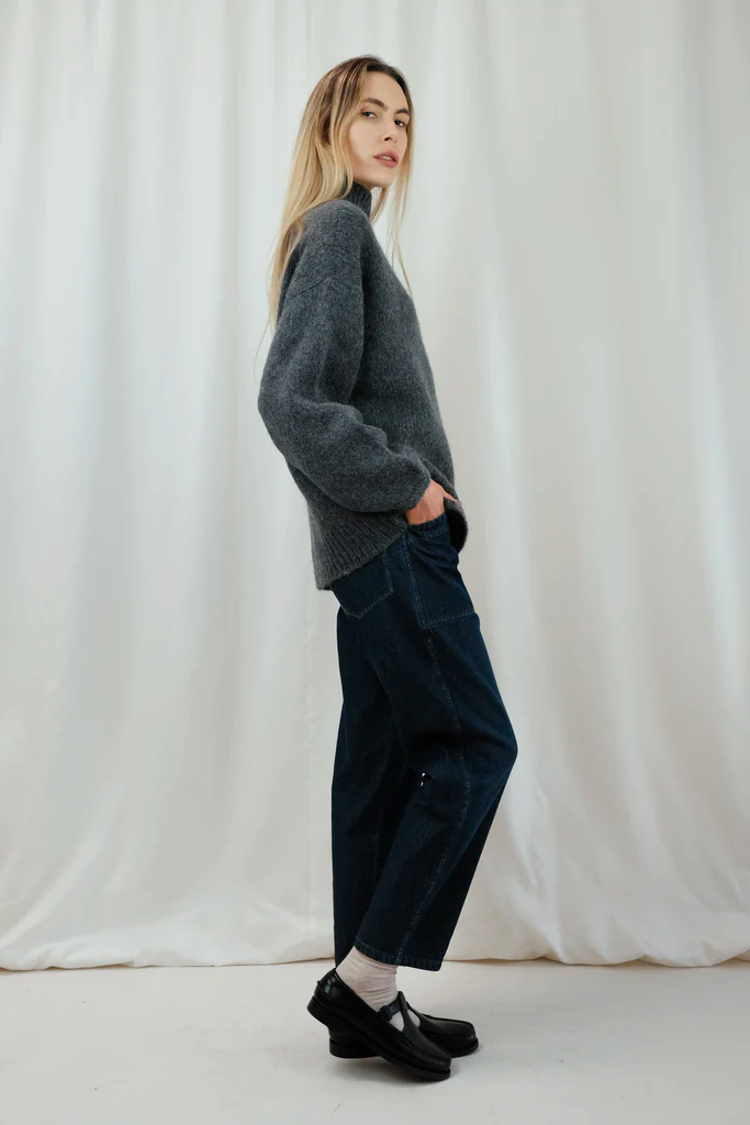 Product Image for Funnel Neck Sweater, Charcoal