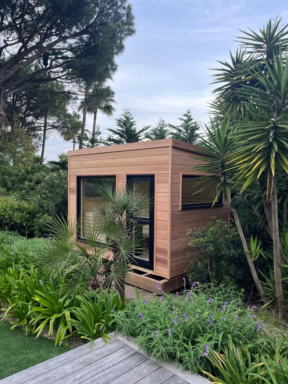 Sauna extérieur en Red Cedar