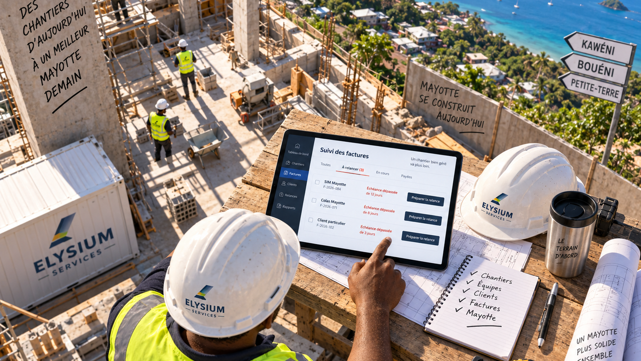« Digitalisation du BTP » : ce que ça veut vraiment dire sur un chantier à Mayotte