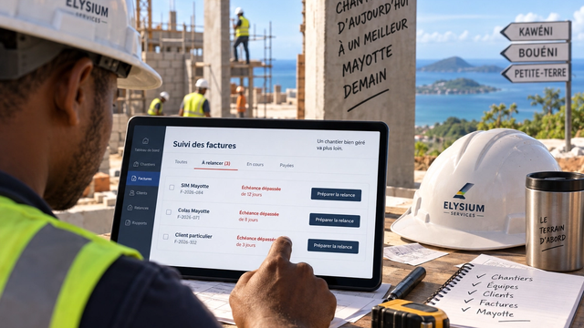 Planning de chantier : comment l'IA aide un chef d'équipe à tout réorganiser en quelques minutes à Mayotte