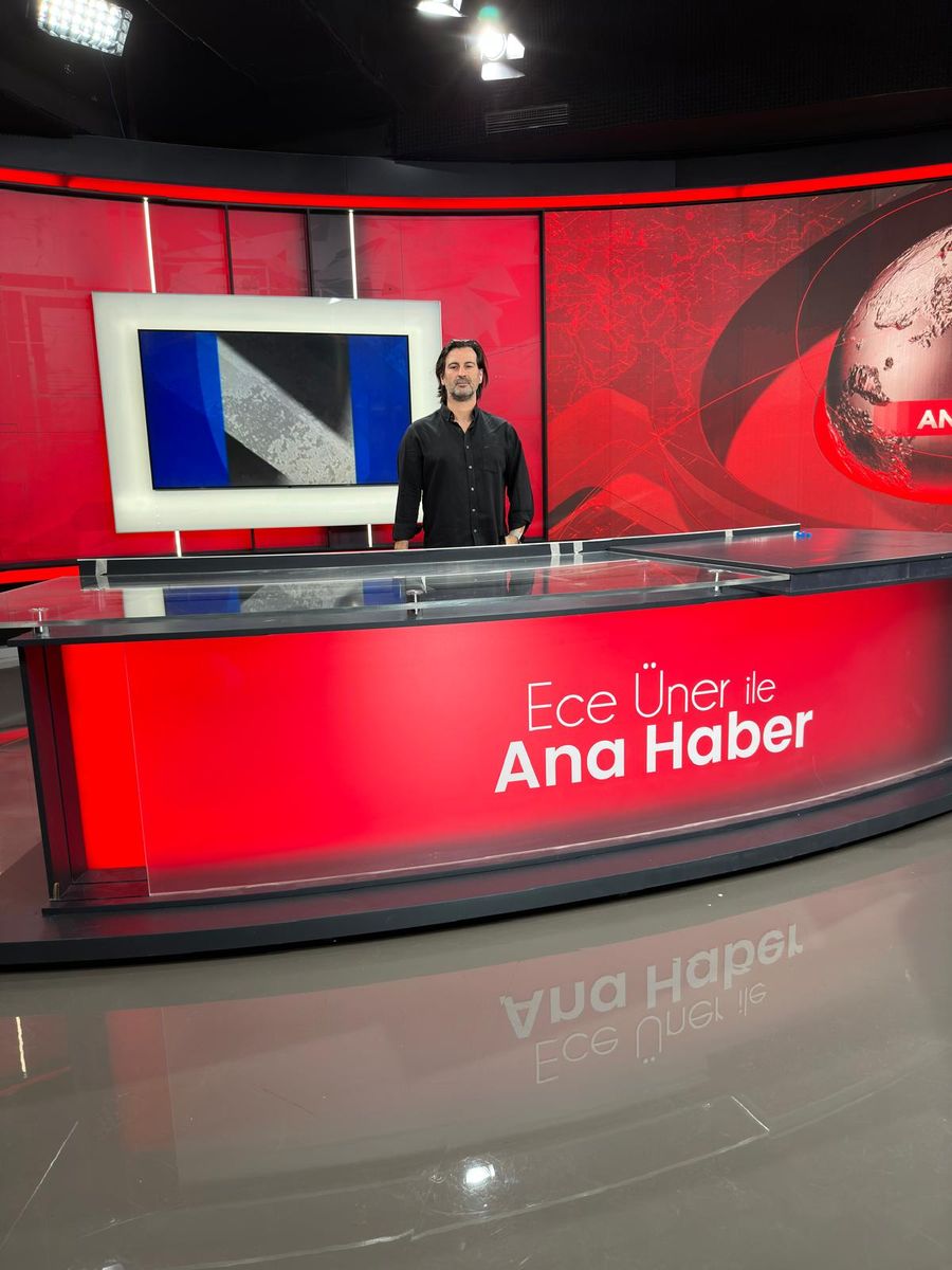 TV100 Ana Haber Stüdyosu (Ece Üner): TrueLight Yerli Üretim Teknolojisi 3