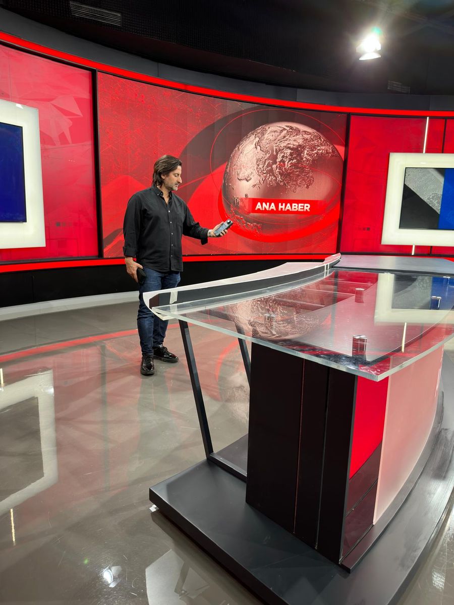 TV100 Ana Haber Stüdyosu (Ece Üner): TrueLight Yerli Üretim Teknolojisi 2