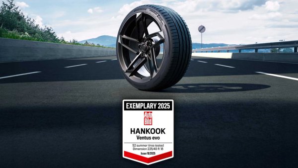 Opona Hankook Ventus evo wzorowa w teście opon letnich