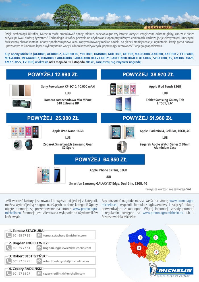 Promocja opon Michelin Ultraflex