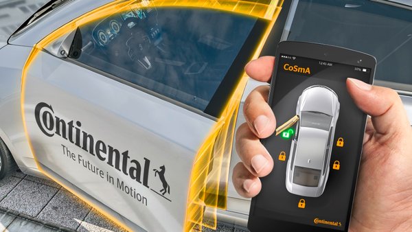 Technologia Continental otwiera auta smartfonem