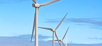 An image of offshore wind turbines