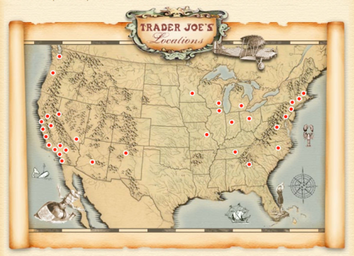 Trader Joe's Locations Map