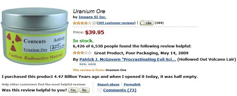 Funny Uranium Ore Review