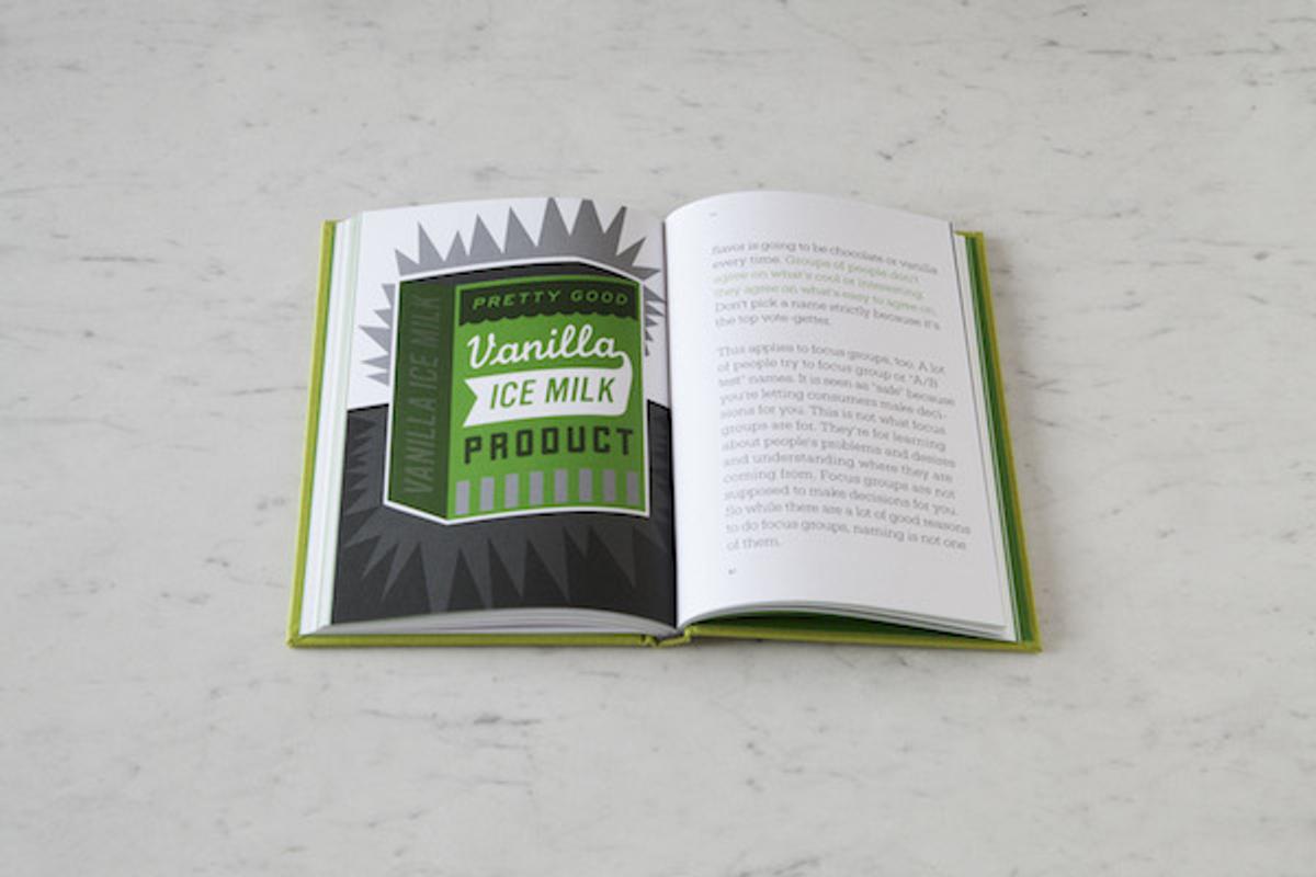 The book on a marble surface