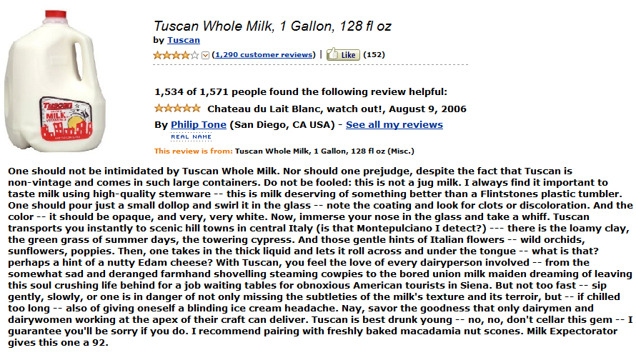 Funny Milk Review