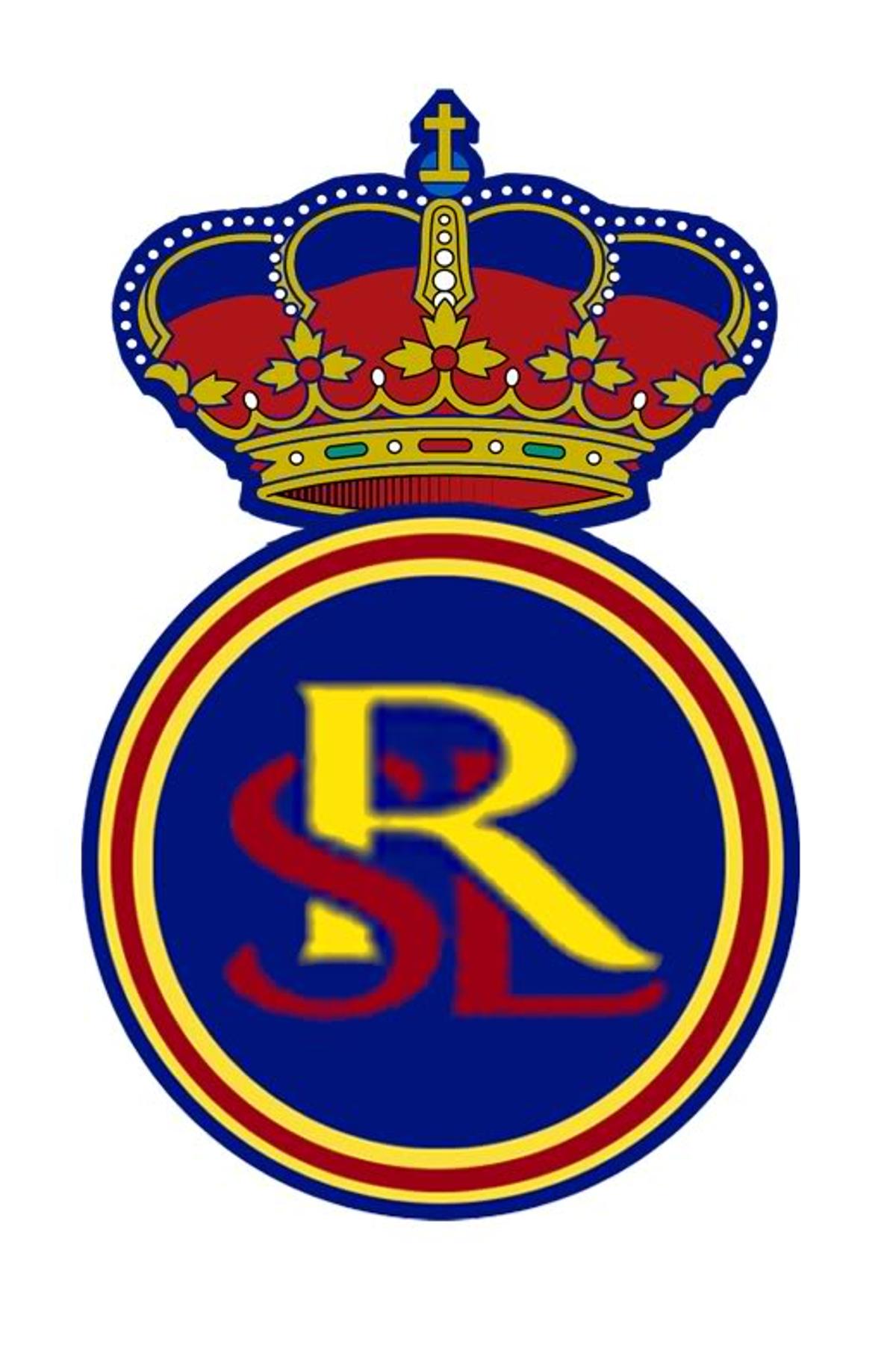 Real Salt Lake crest: a crowned blue circle with interlocking "RSL" monogram.
