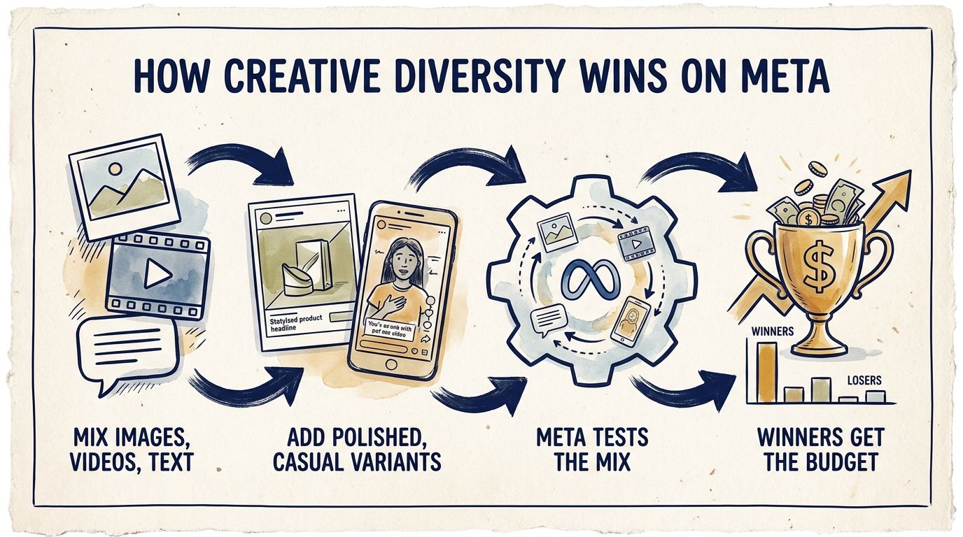 How creative diversity wins on Meta
