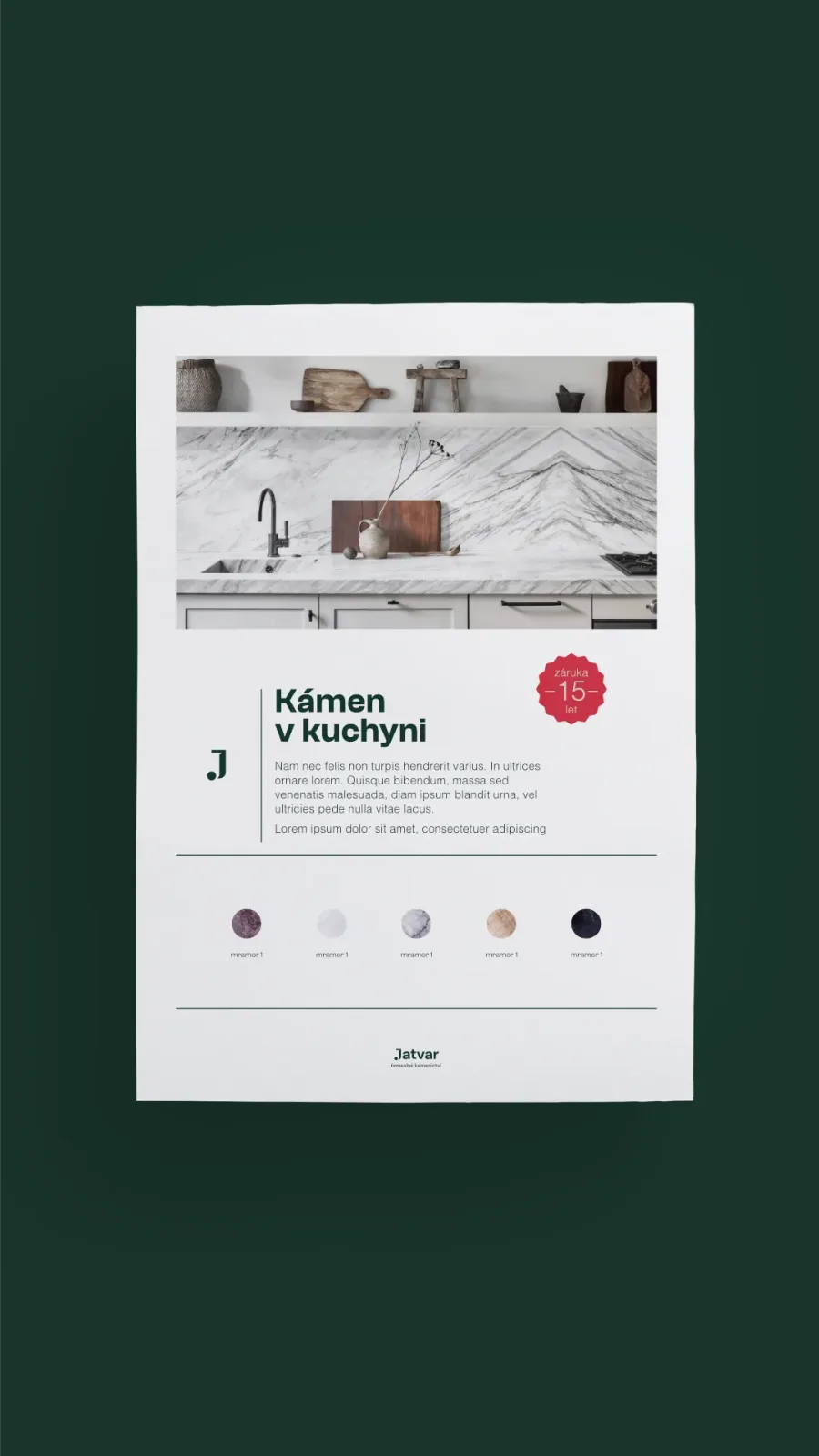 Jatvar — tiskovina Kámen v kuchyni