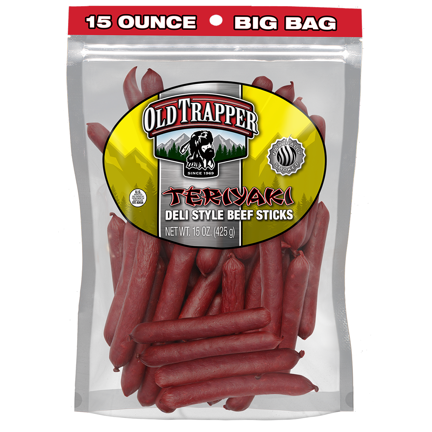 Deli Style Beef Sticks | Teriyaki | 15oz