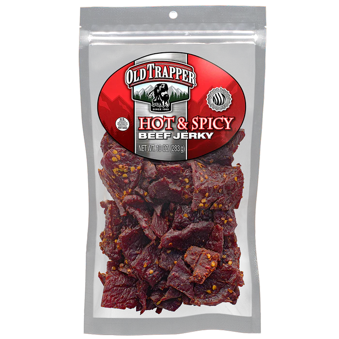 Old Trapper Hot & Spicy 10oz Package