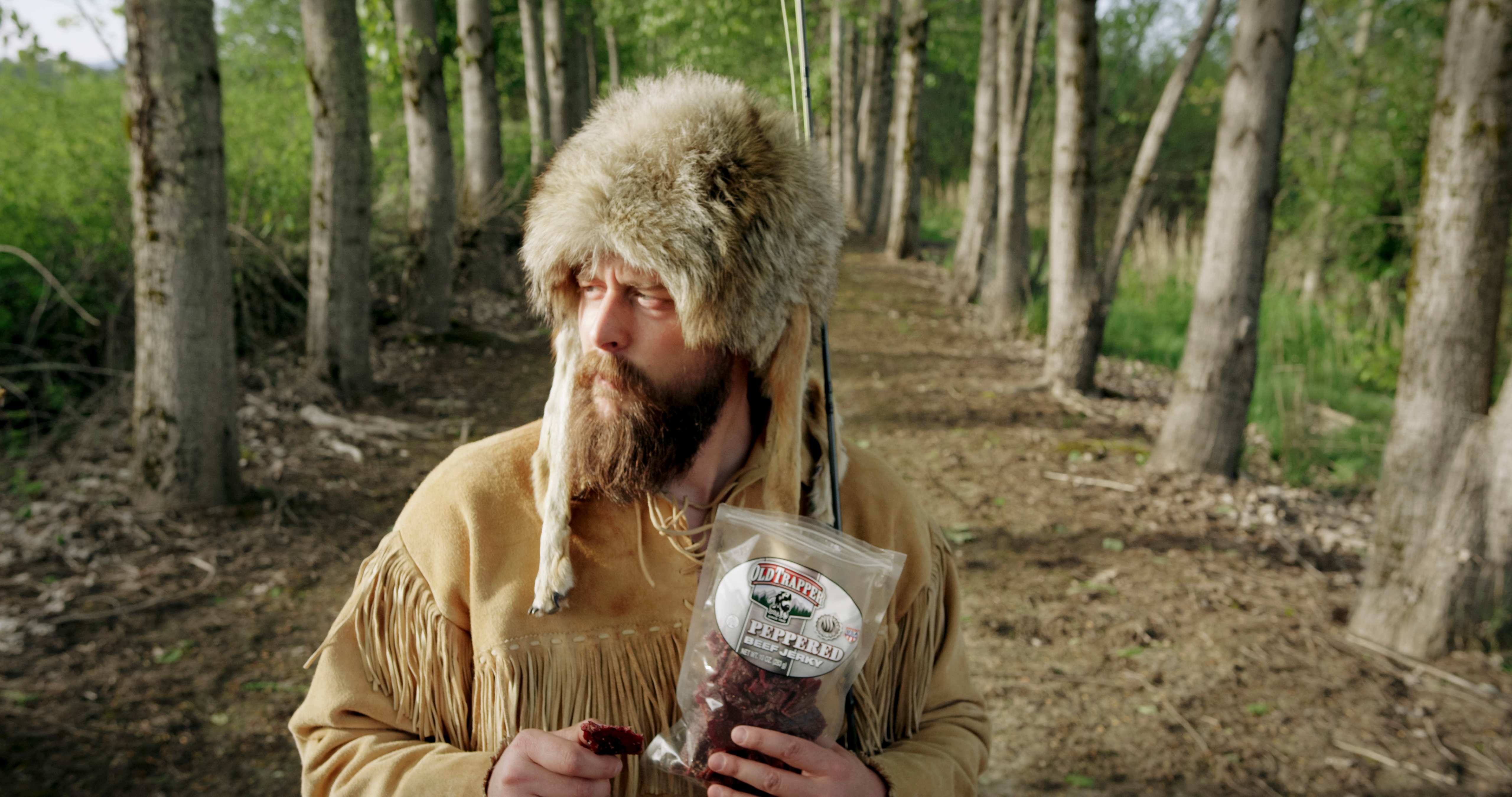 Old Trapper with Peppered Beef Jerky