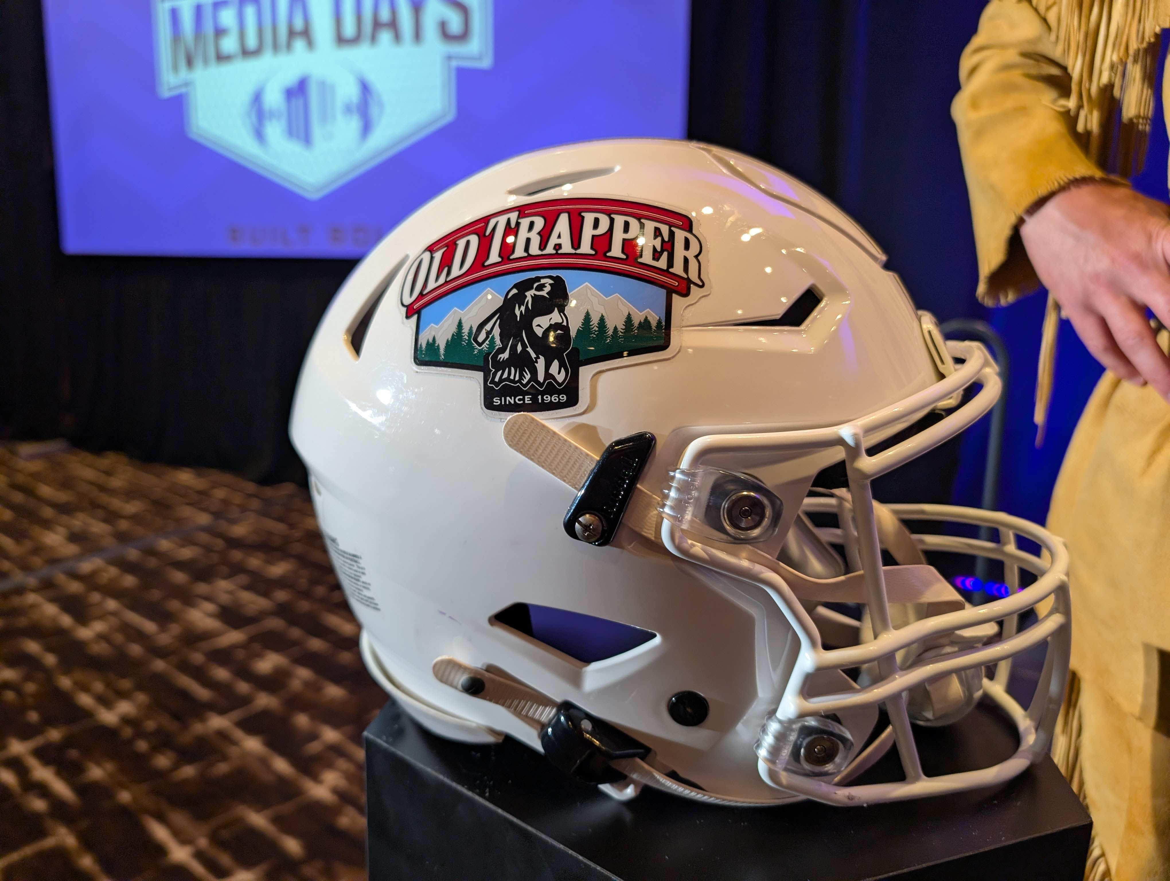 Old Trapper Football Helmet