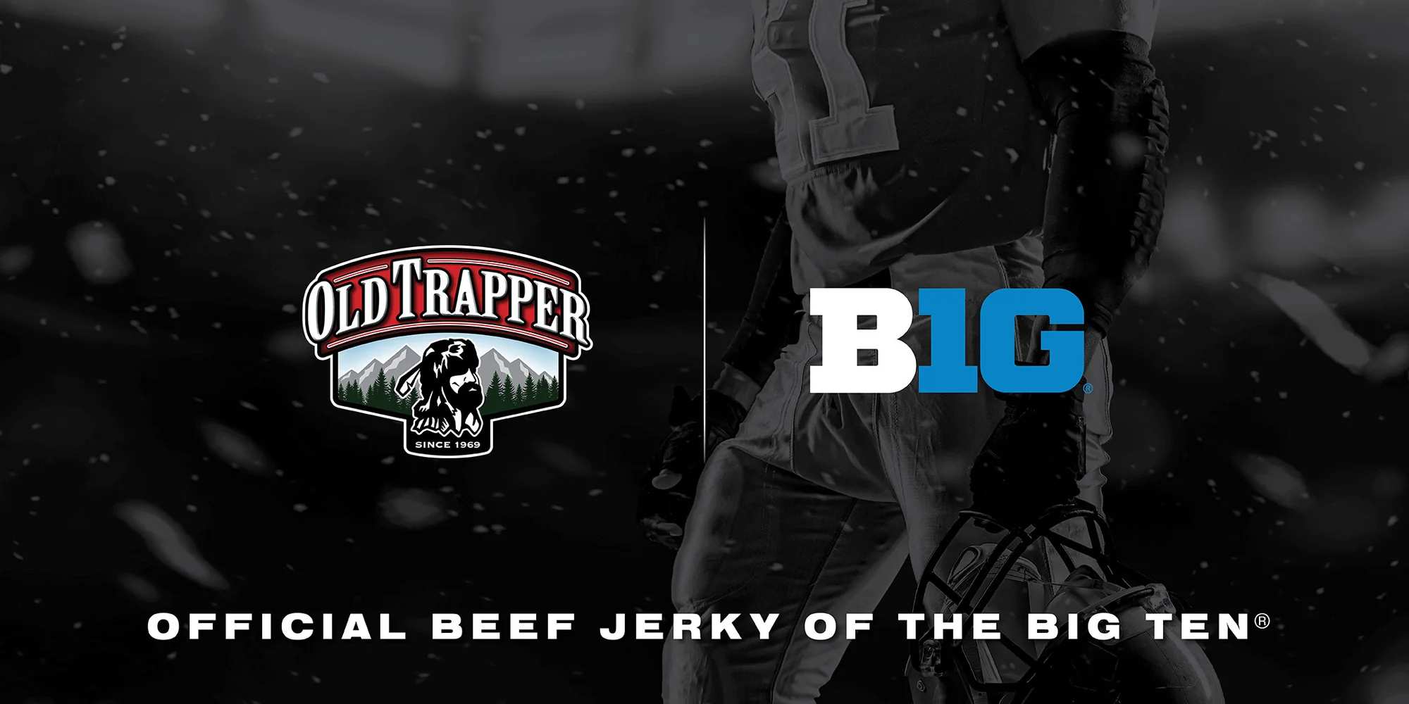 Old Trapper is the Official Beef Jerky of the Big Ten Conference® 