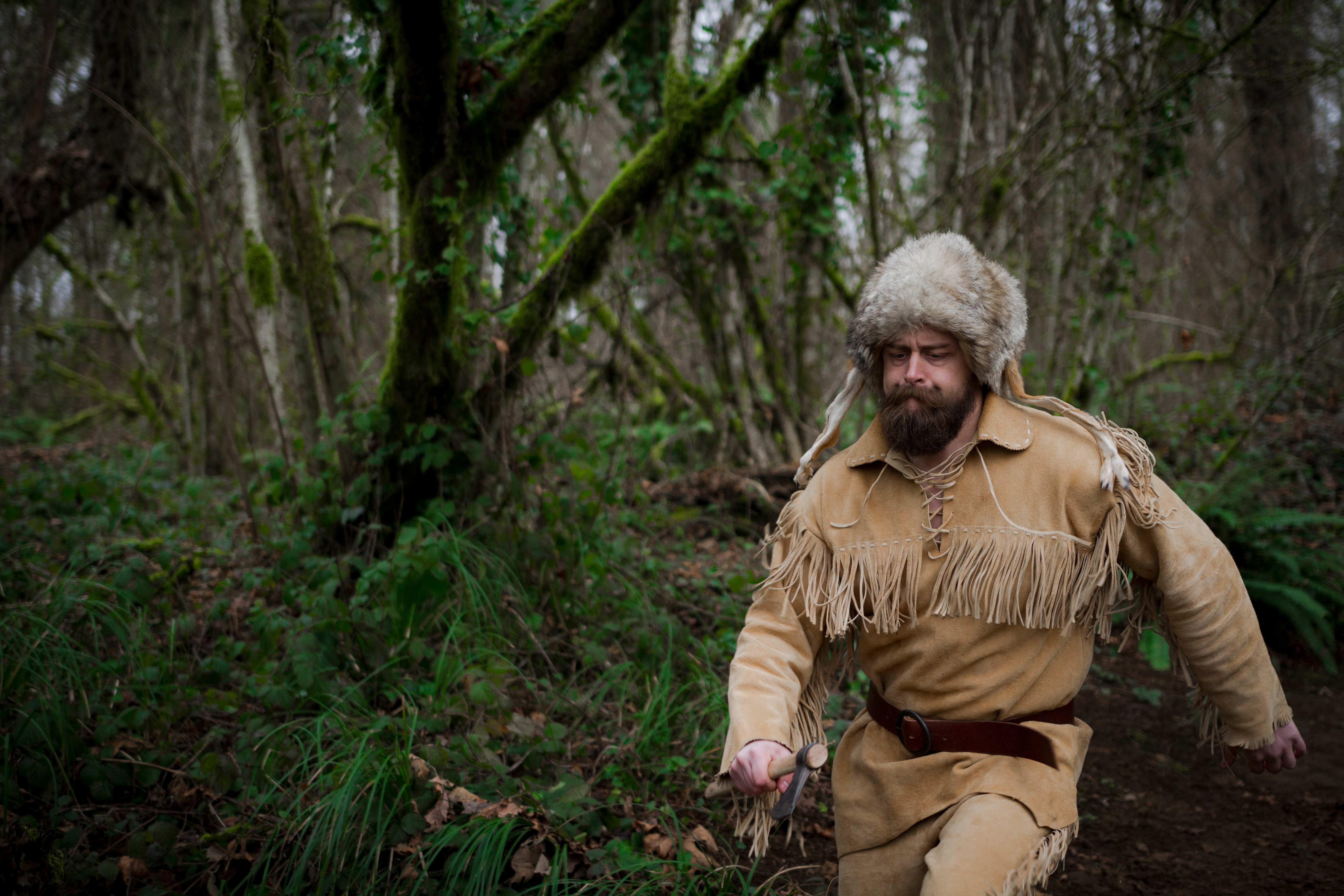 OT in woods.