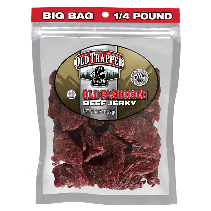 Old Trapper Old Fashioned Jerky | 1/4 lb Package