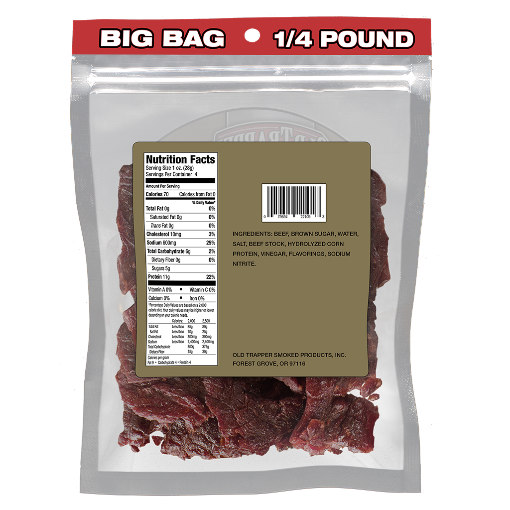 1 oz beef jerky nutrition