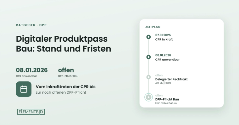Digitaler Produktpass: aktueller Stand, Fristen und Umsetzung