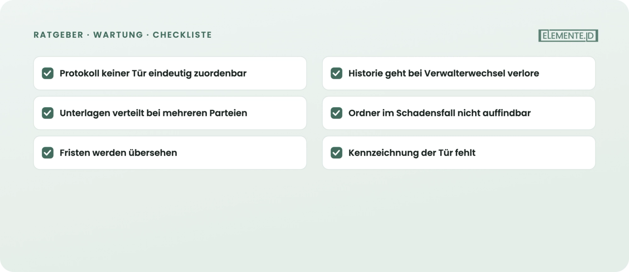 Typische Schwachstellen von Papierprotokollen im Schadensfall
