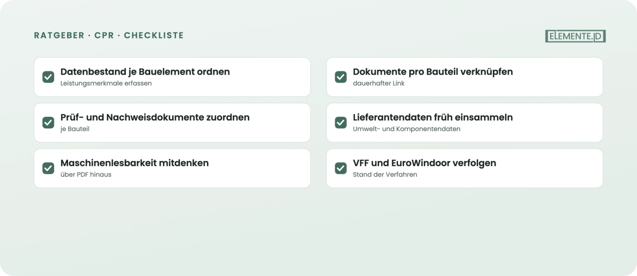 Was Hersteller schon heute sinnvoll vorbereiten können
