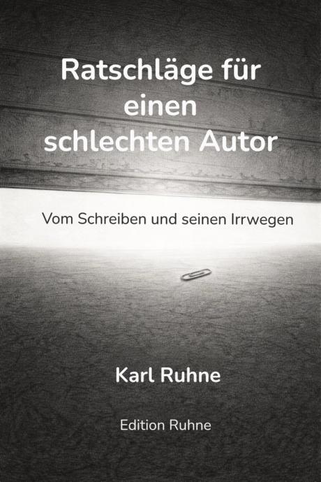 Cover von Ratschläge für einen schlechten Autor — Karl Ruhne
