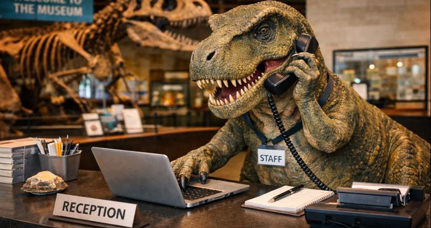 Cultural Institutions: Where dinosaurs roam, and so do outdated booking systems