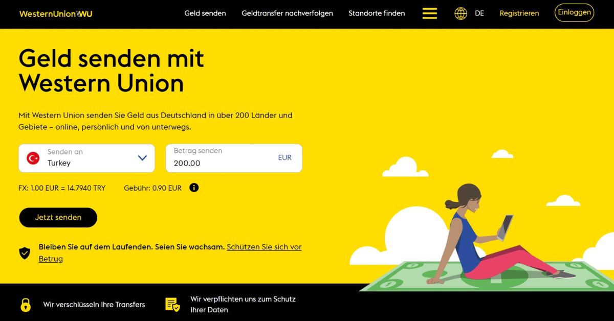Geld Abheben Western Union