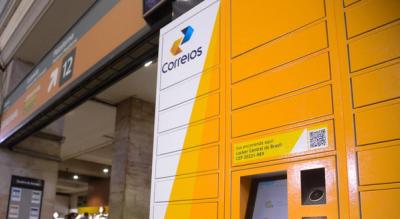 Lockers dos Correios na Central do Brasil