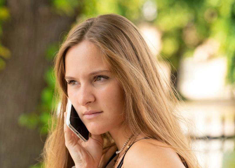 Girl phone
