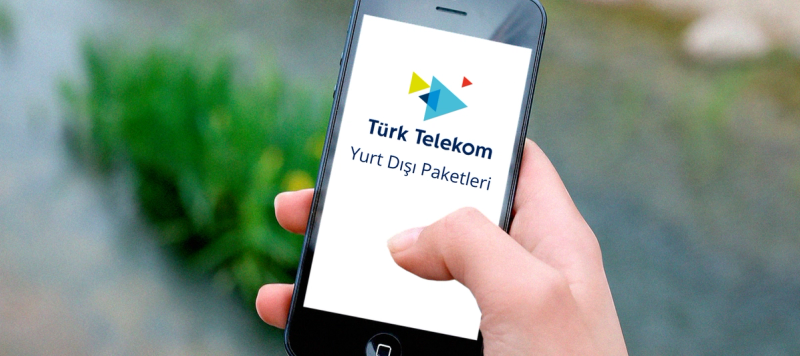 mobile phone with Türk Telekom logo