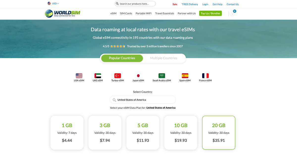 Best International Prepaid SIM Cards With Worldwide Coverage