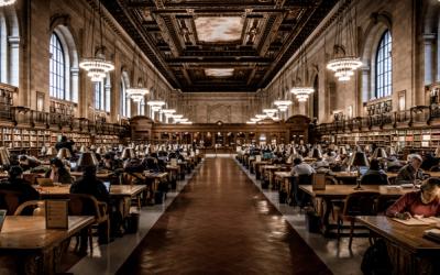 The Rose Main Reading Room at the Stephen A. Schwarzman Building (also known as New York Public Library Main Branch)