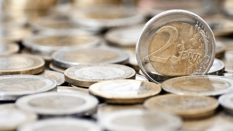 Euro coins