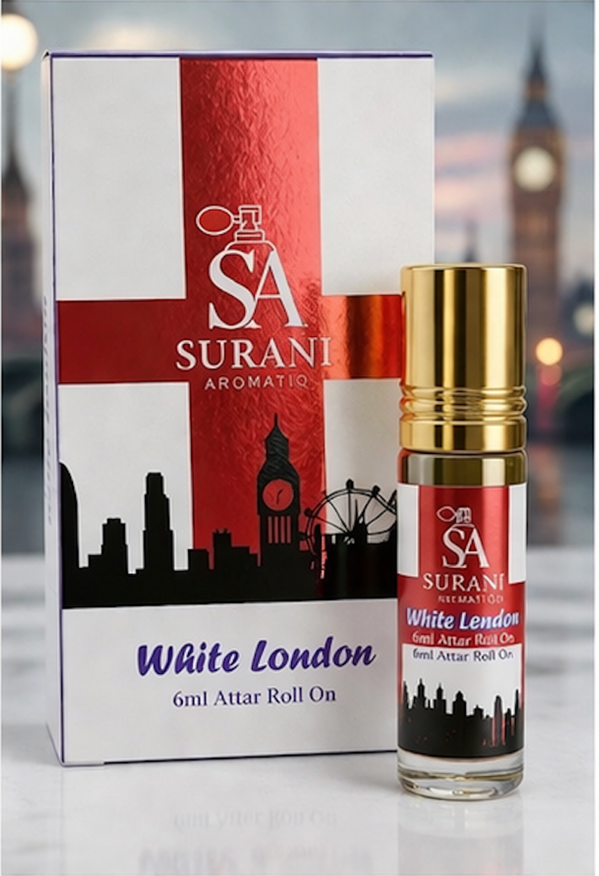 White London Attar bottle from Surani Aromatiq